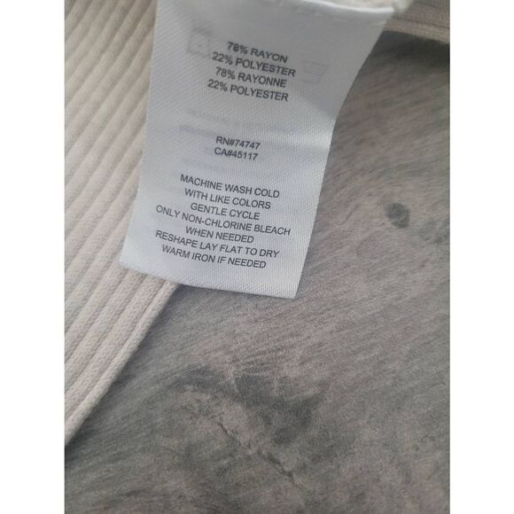 Natural Reflections Open Front Cardigan Sweater Beige Size Small/Medium - Picture 5 of 6